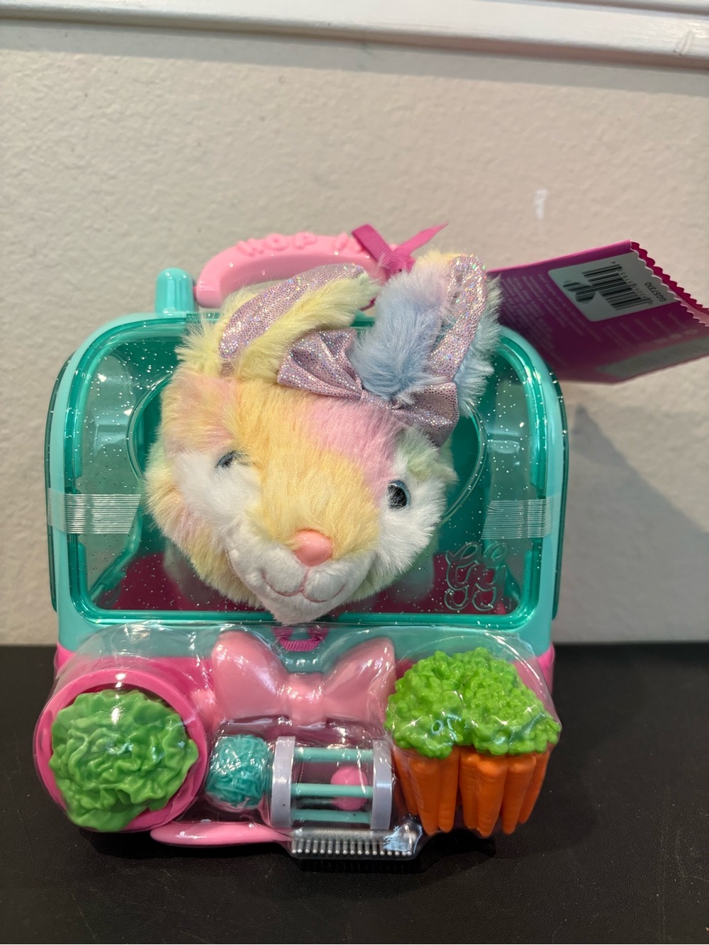 Glitter Girls Plush Rabbit Lulu and GG Bunny Carrier Playset
